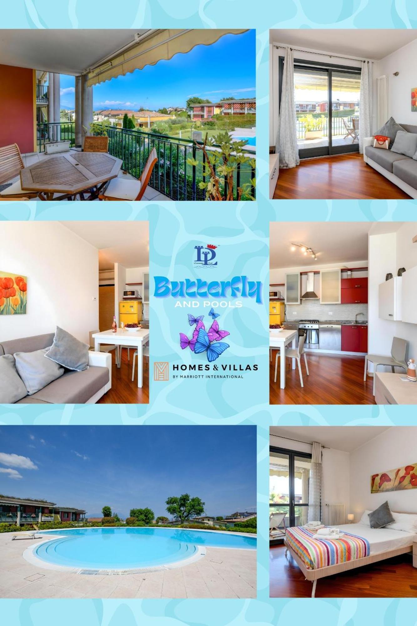 Desenzanoloft Official Partner Marriott Homes & Villas -Butterfly And 5 Pools Family Apartment Desenzano del Garda Kültér fotó